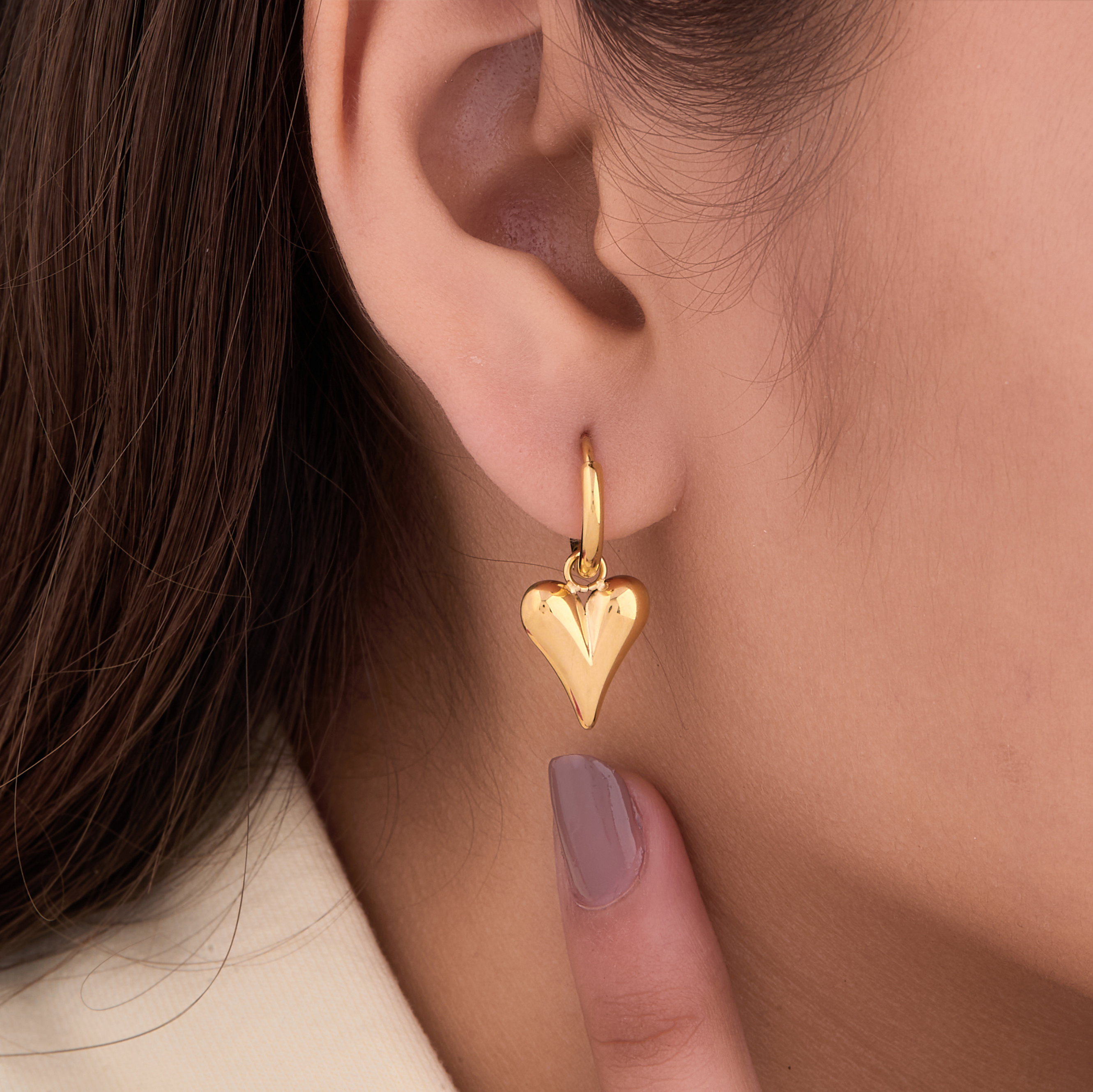 Heart Earring Necklace