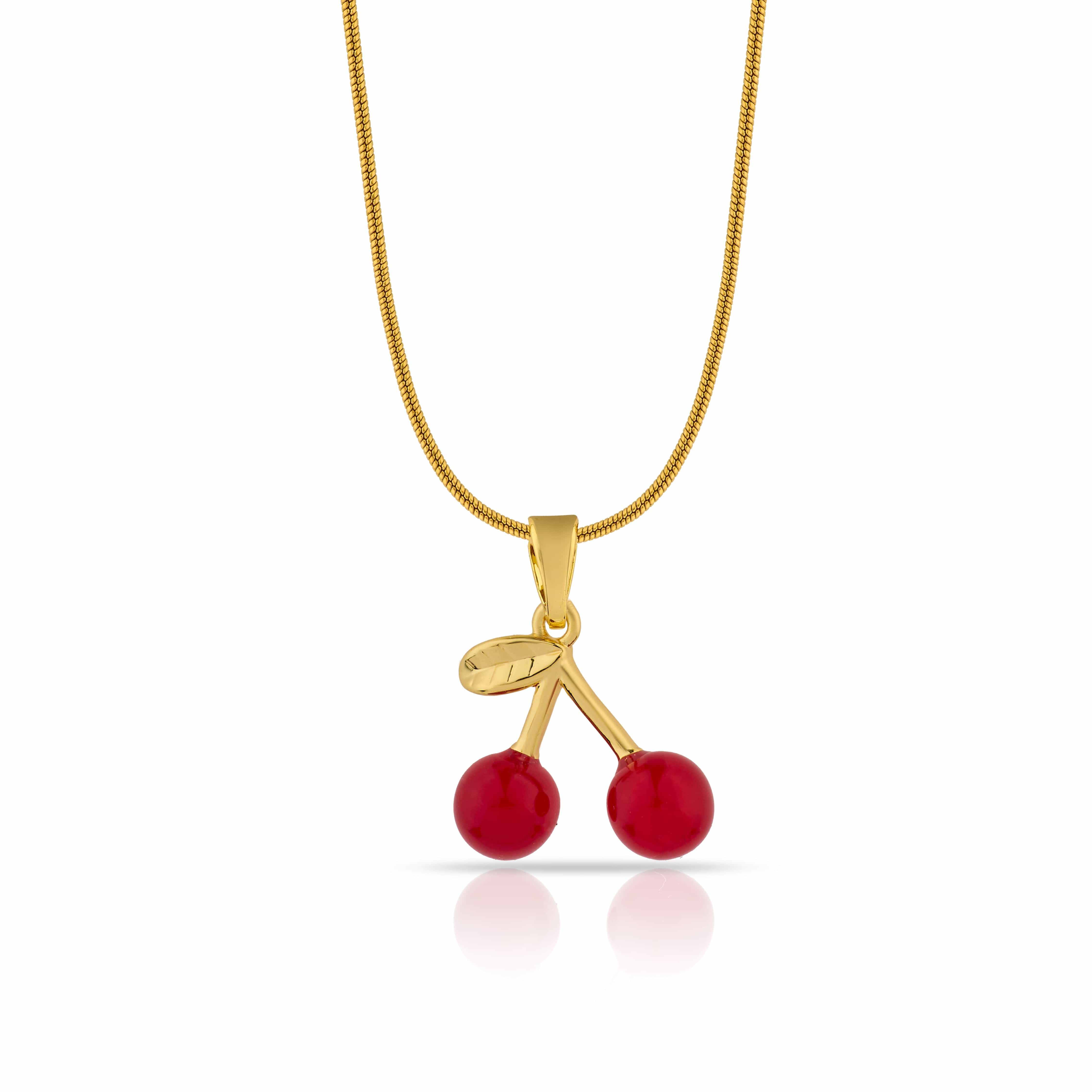 Spheres Cherry Necklace