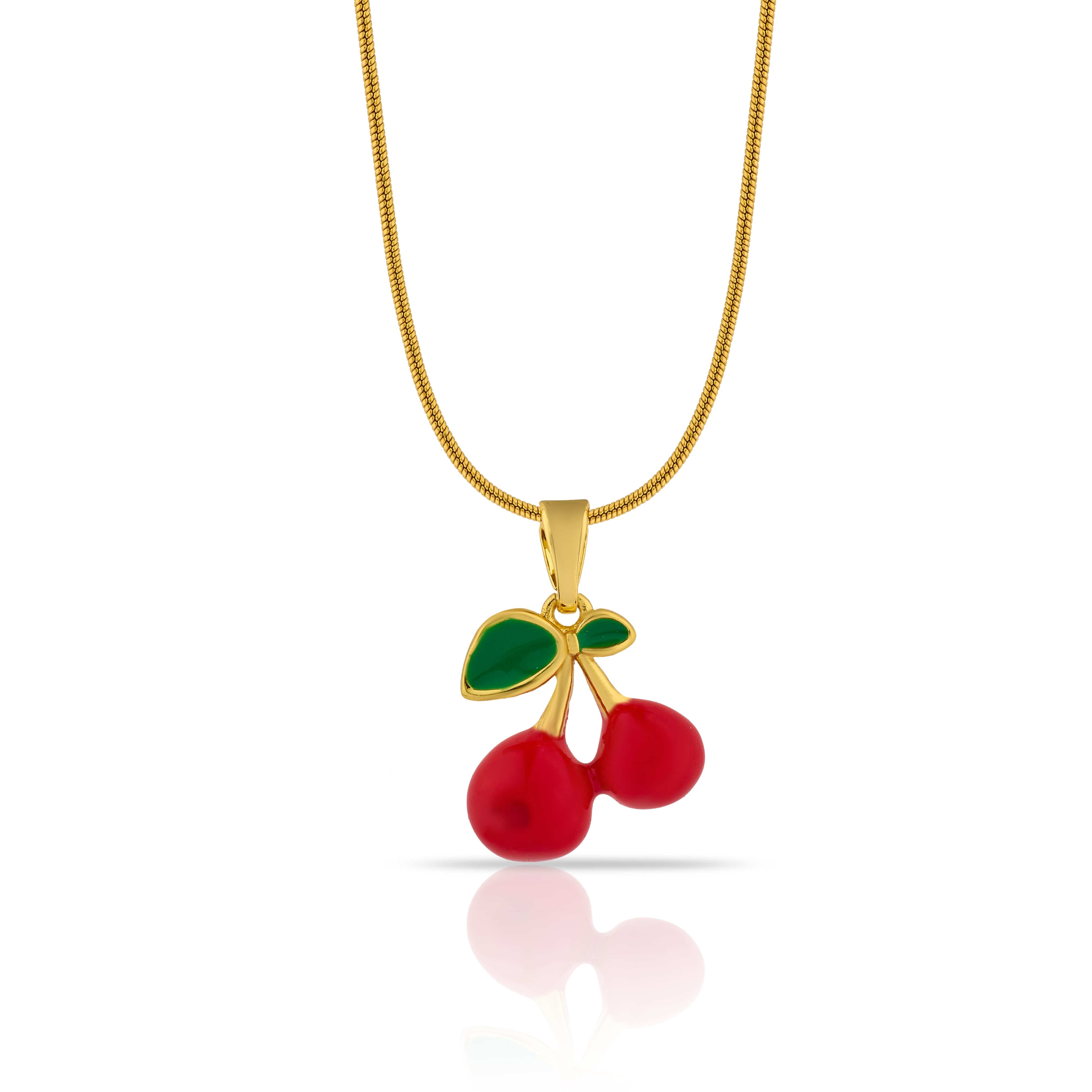 Velvet Cherry Necklace
