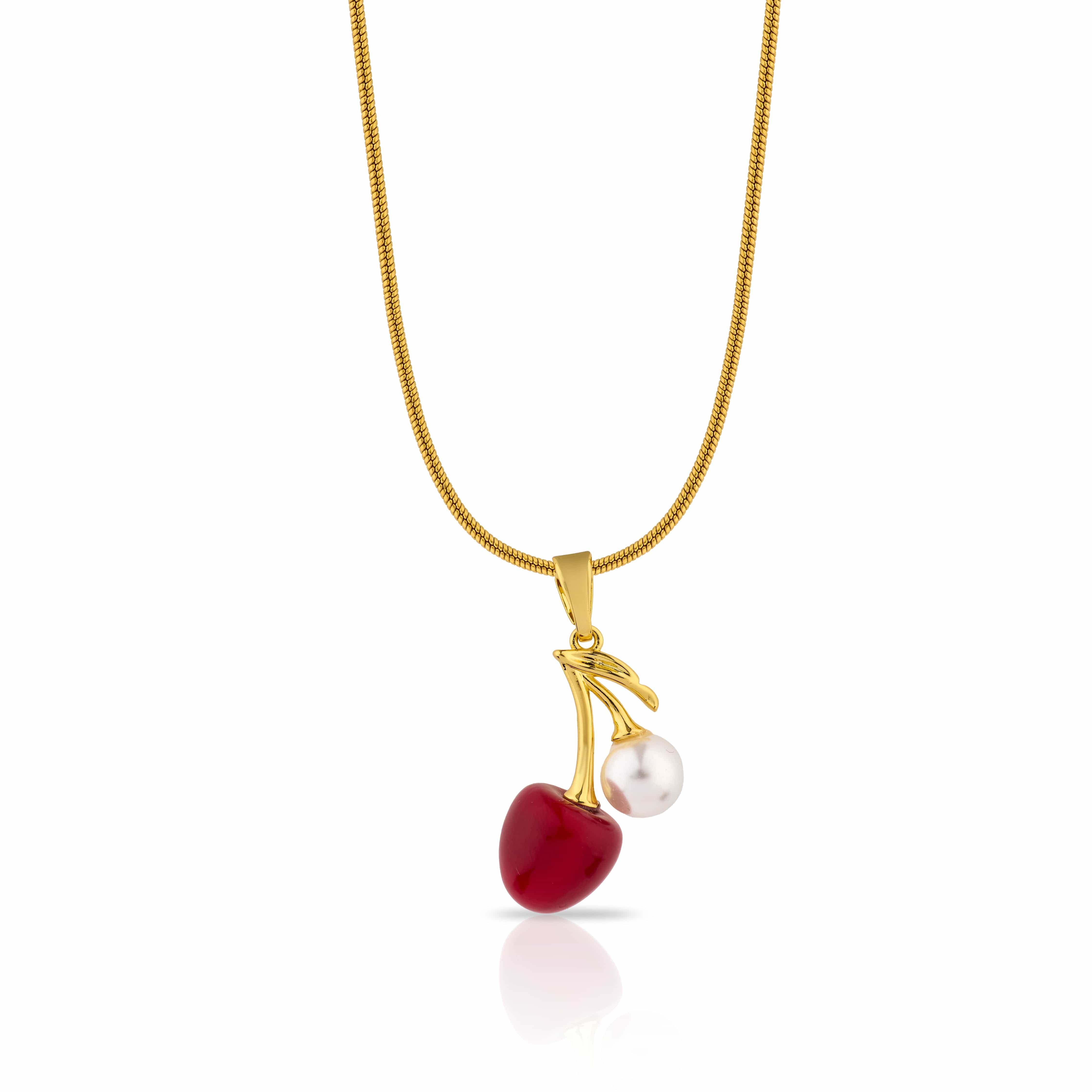 Pearl Cherry Necklace