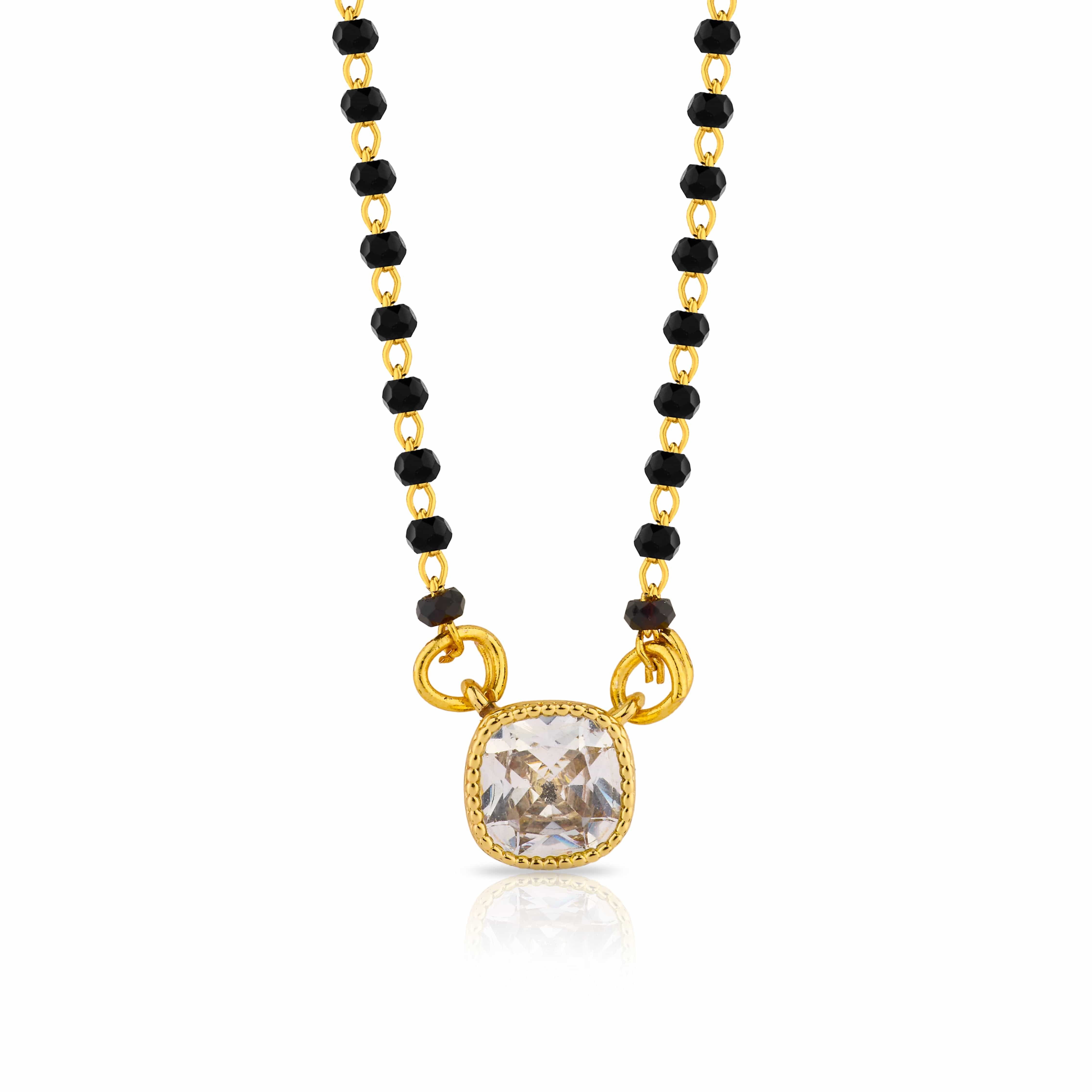 Cushion Daimond Mangalsutra