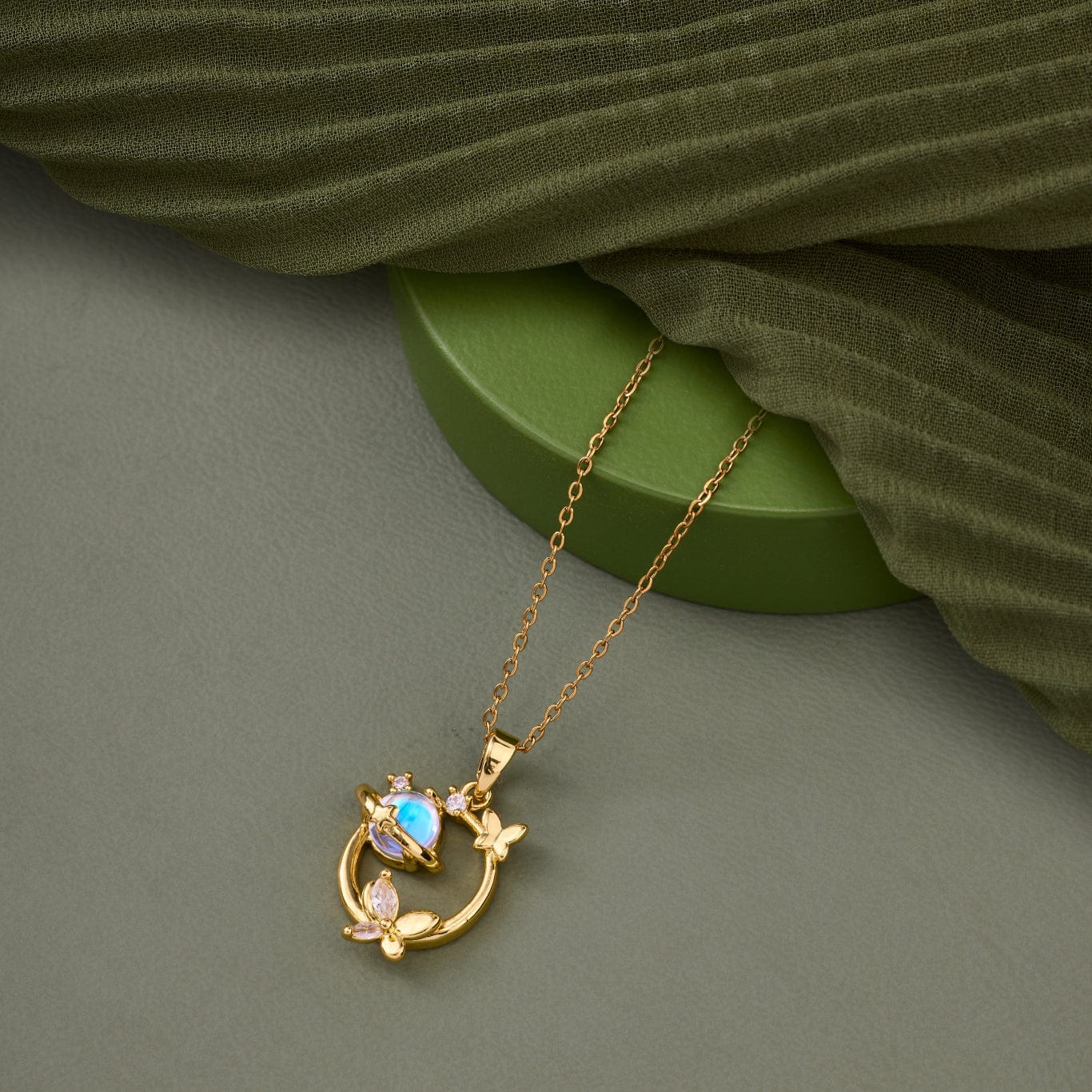 Butterfly Galaxy white Necklace
