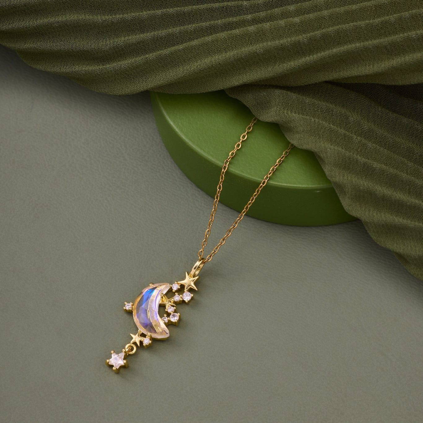 Crystal Moon Necklace
