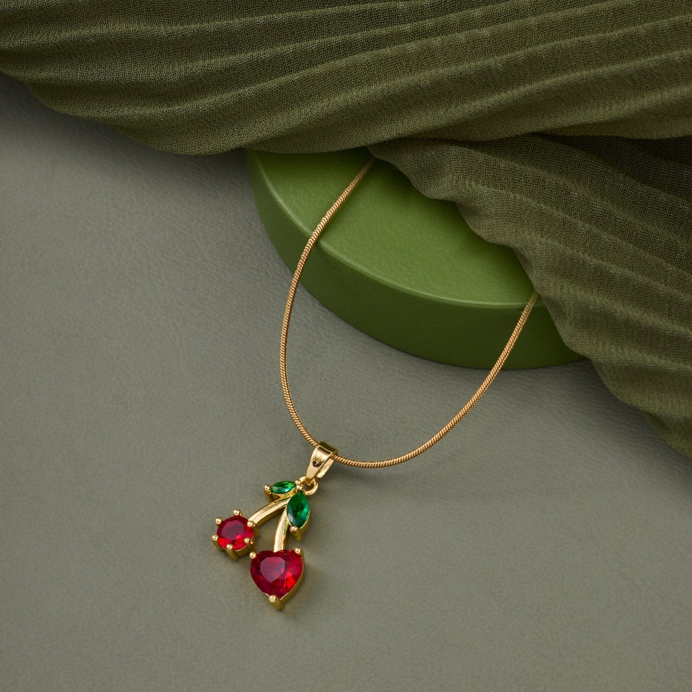 Tangy Cherry Necklace