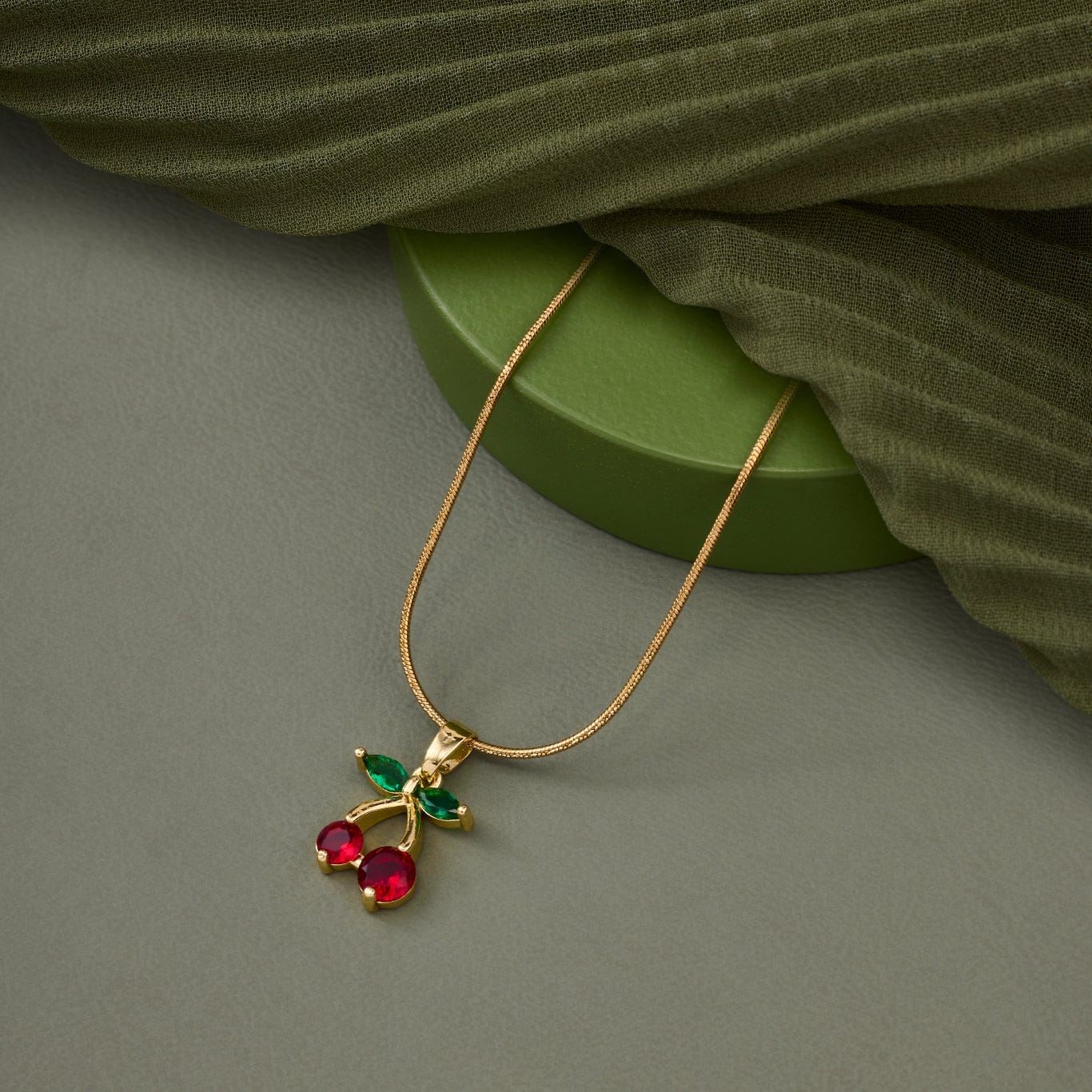 Bliss Red Cherry Necklace