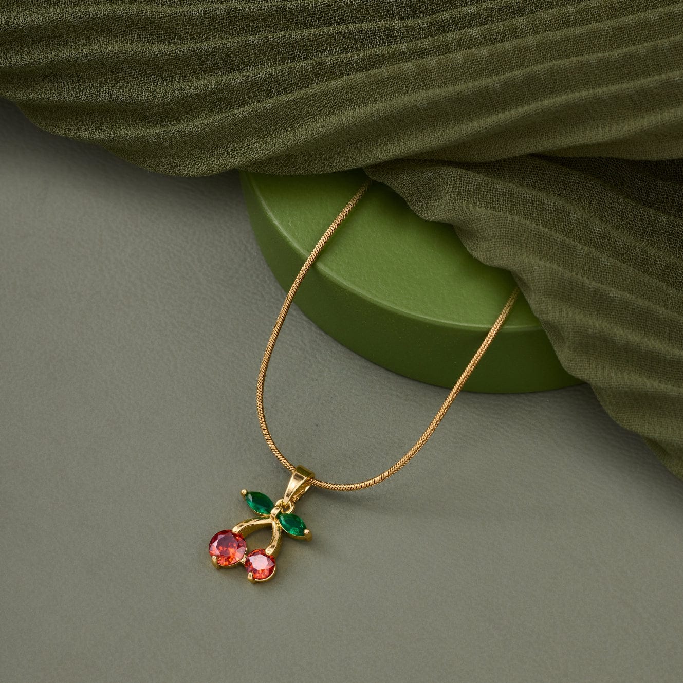 Bliss Brown Cherry Necklace