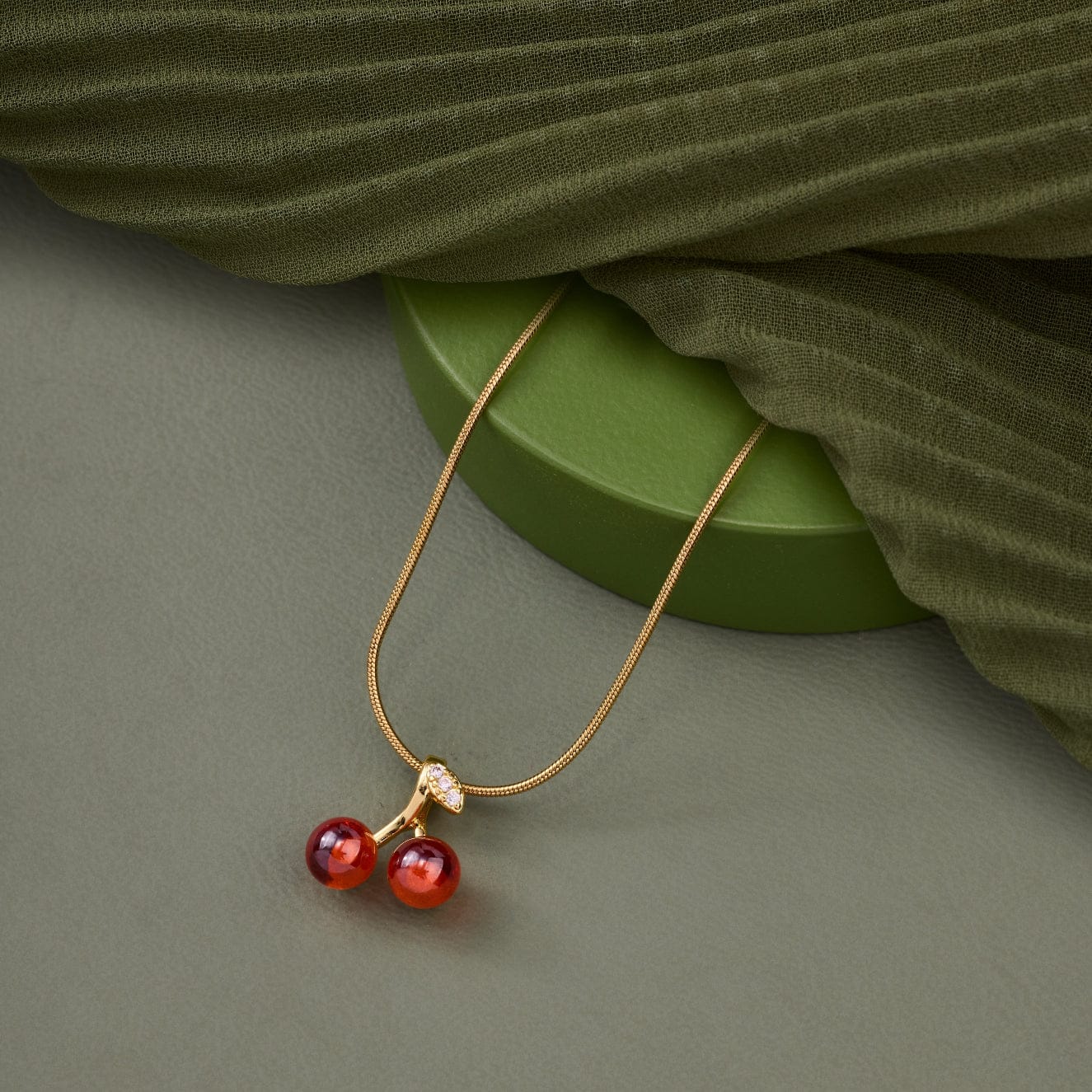Roulades Cherry Necklace