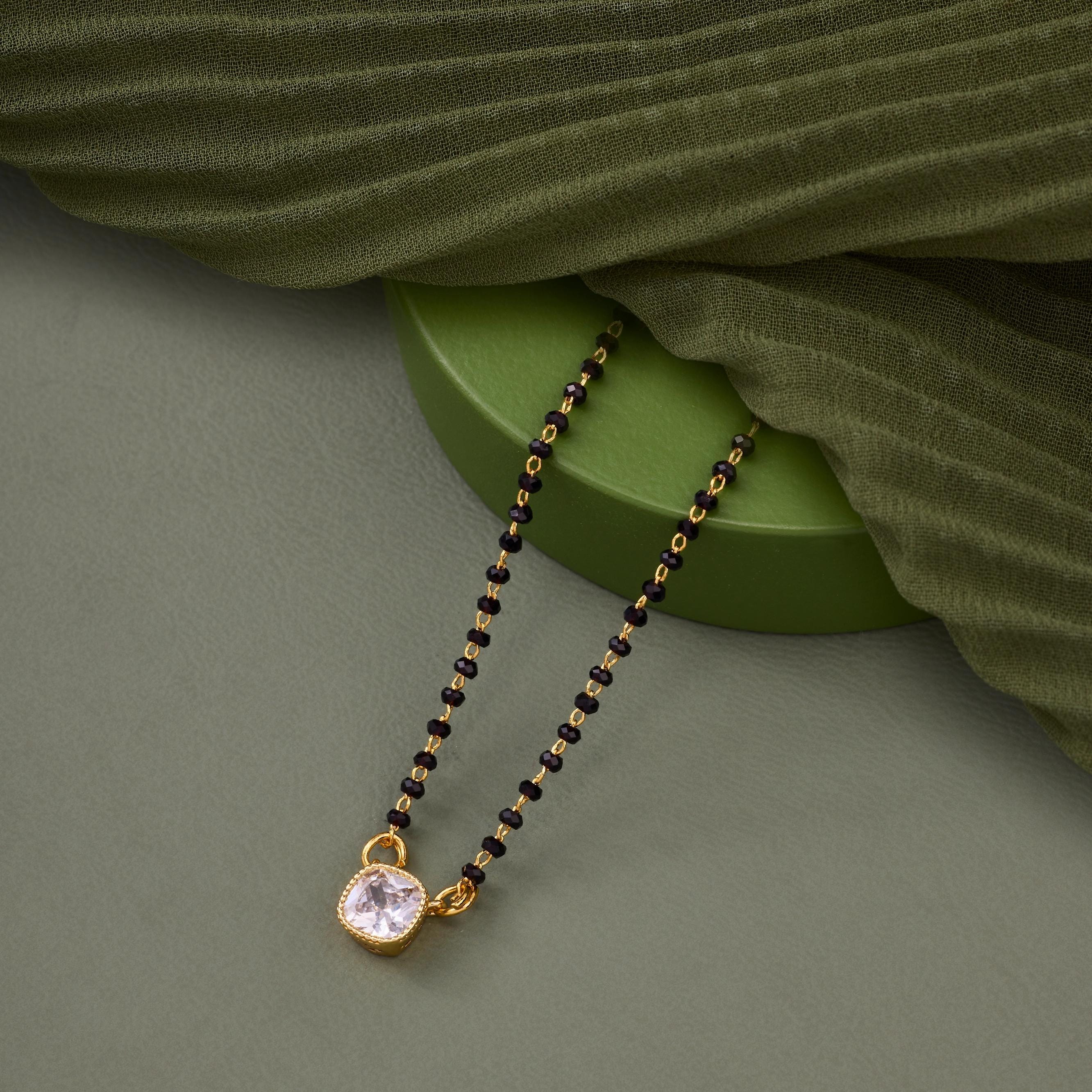Cushion Daimond Mangalsutra