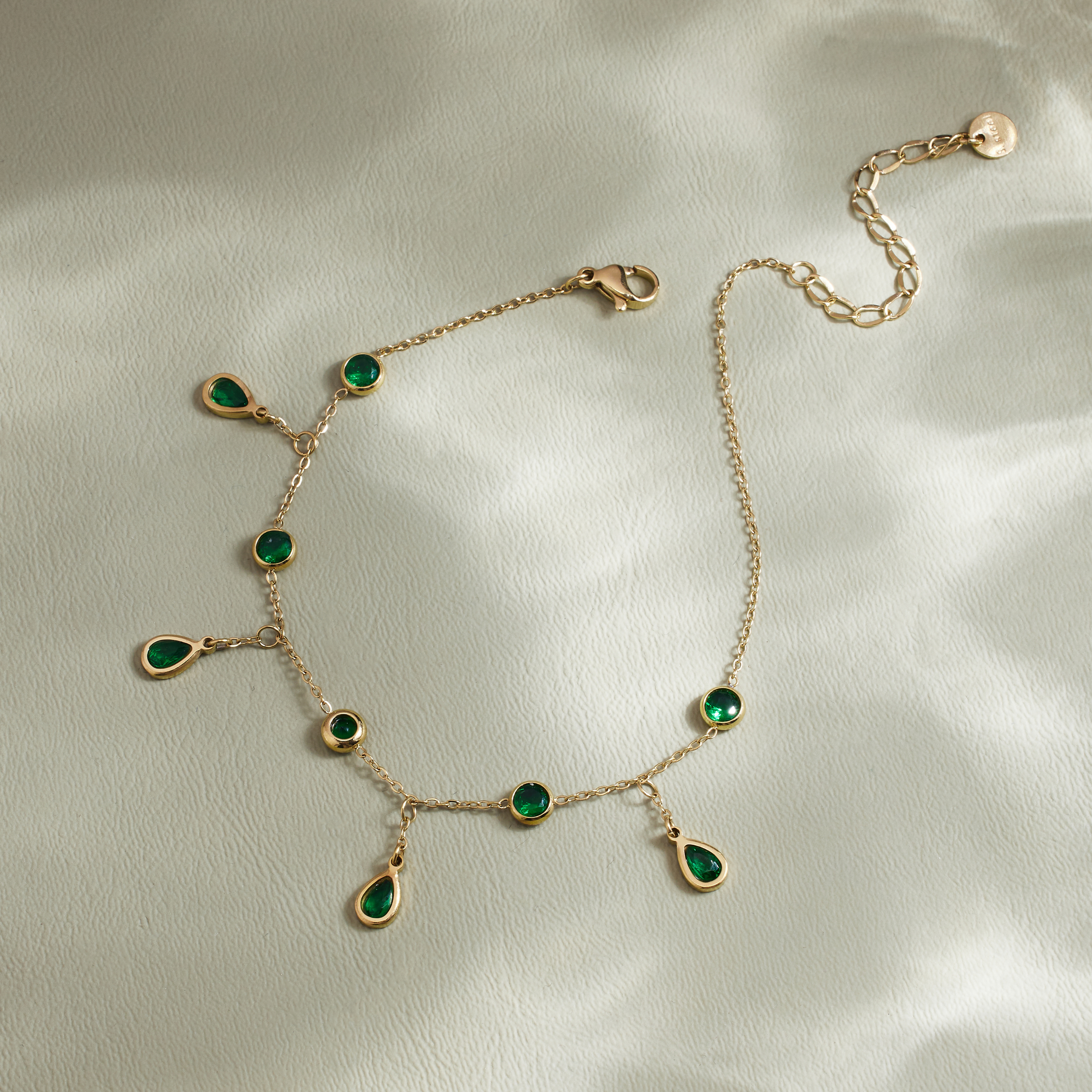 Emerald Anklet