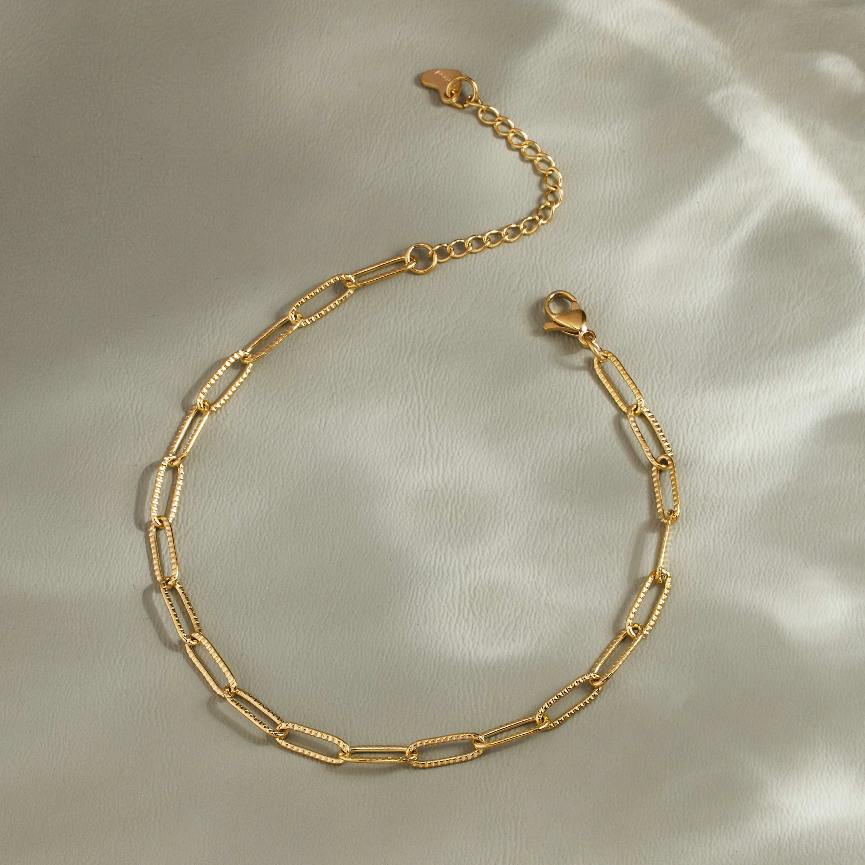 Gold-Plated Stainless Steel Anklet