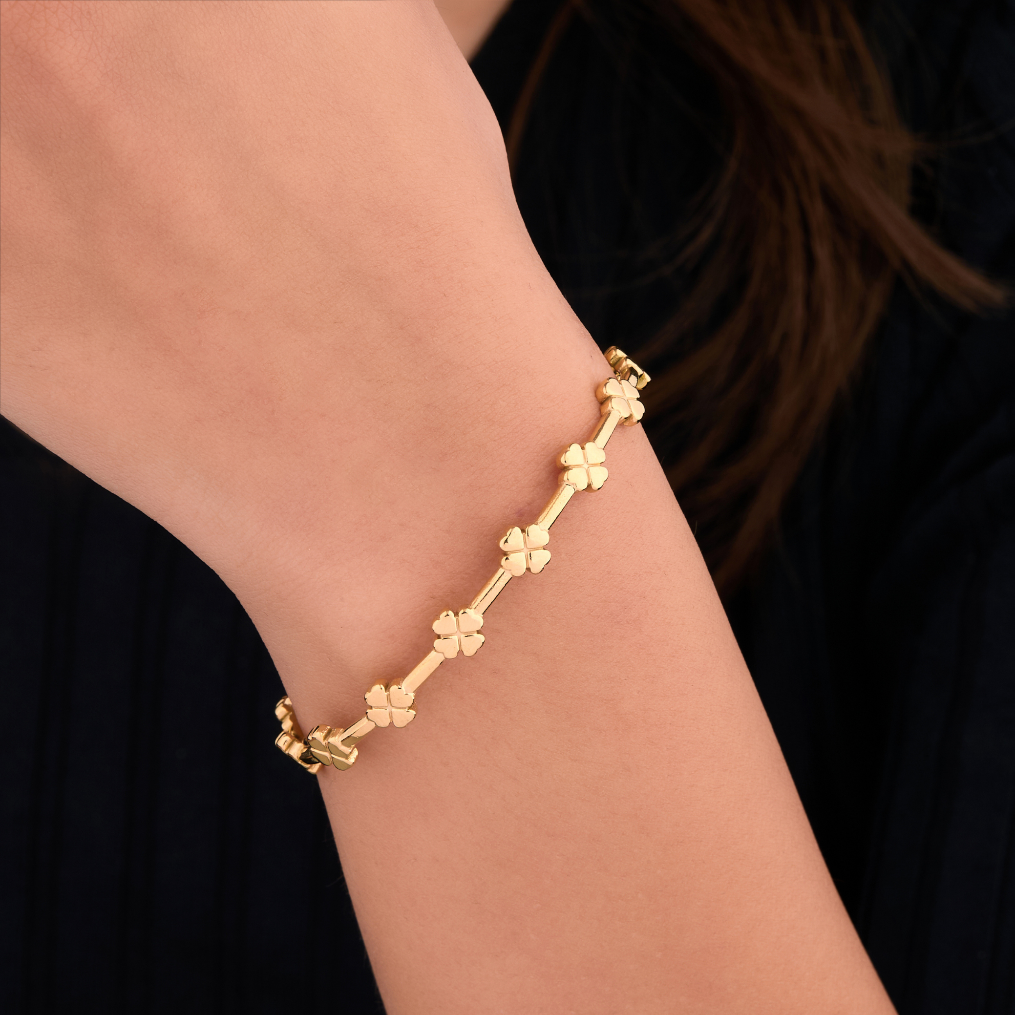 Flower Cuff Bracelet