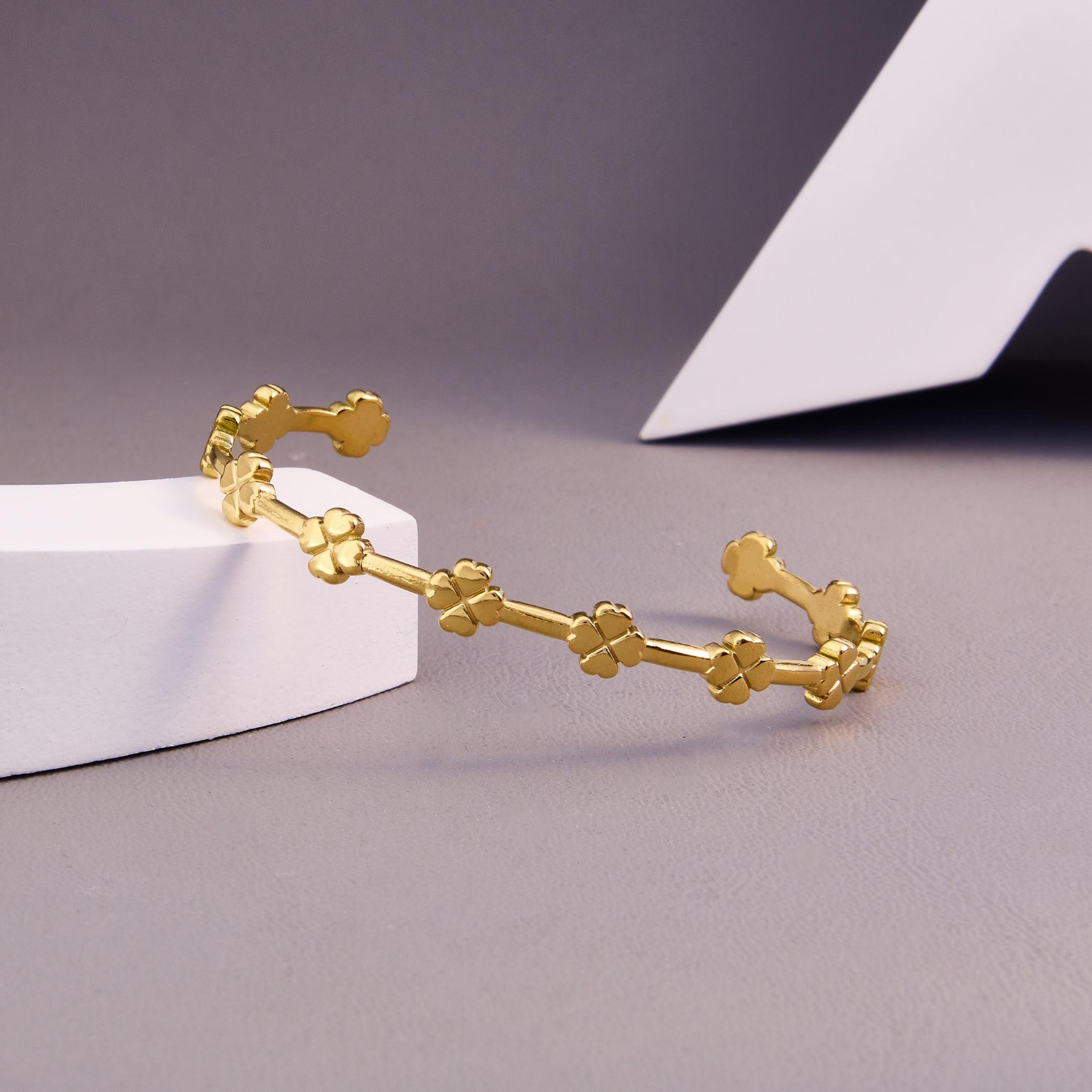 Flower Cuff Bracelet