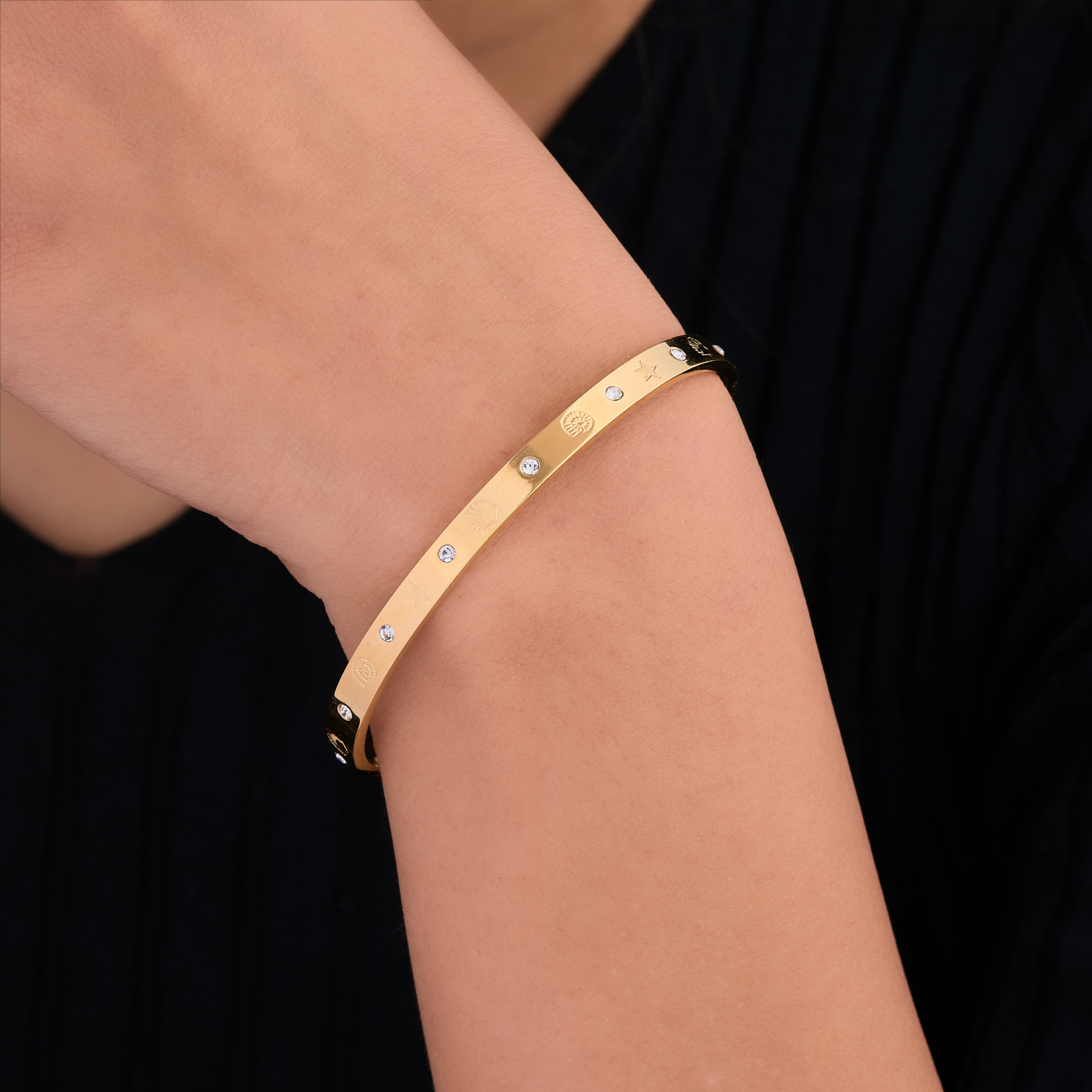 Star Moon Cuff Bracelet