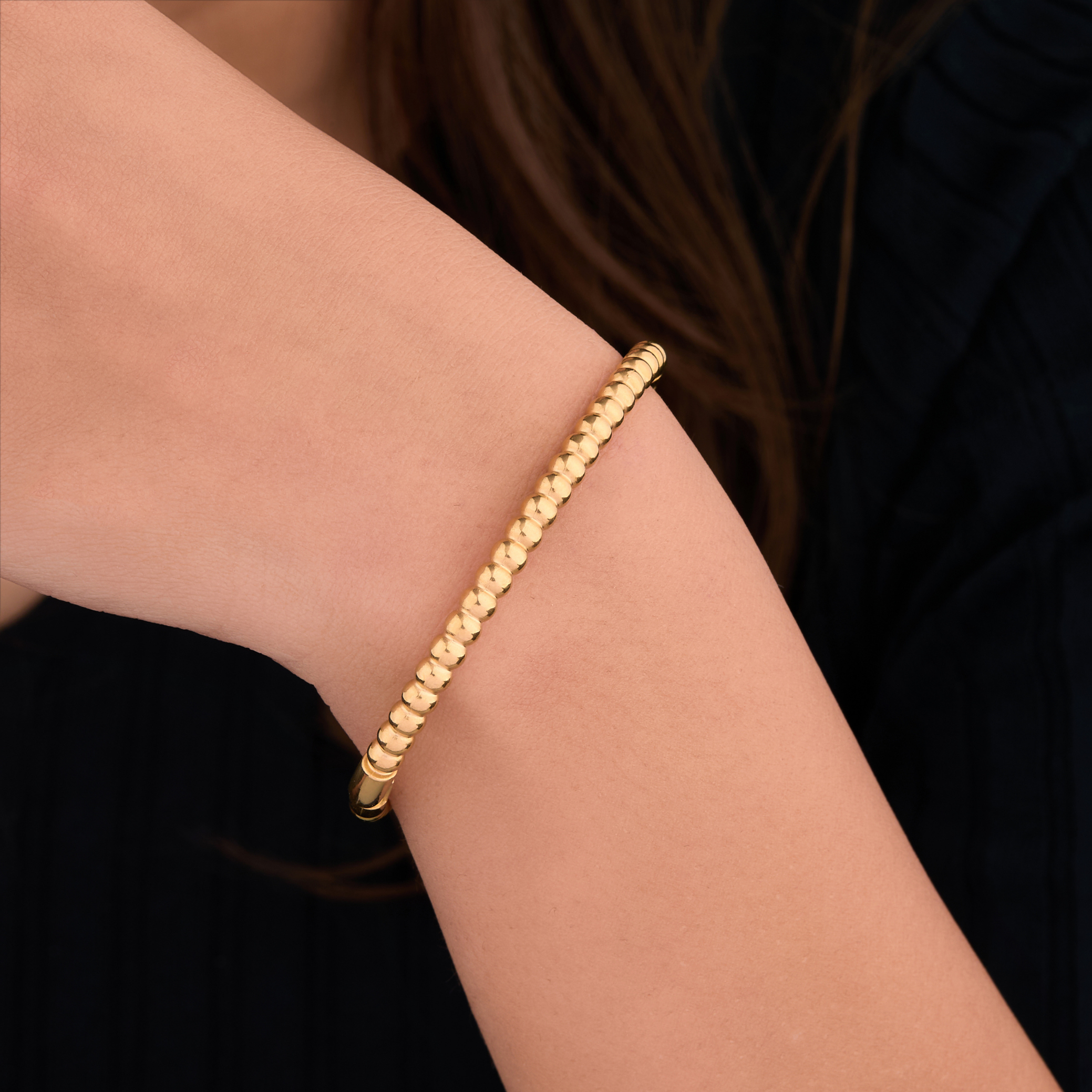 Ball Bead Rose Gold Bracelet