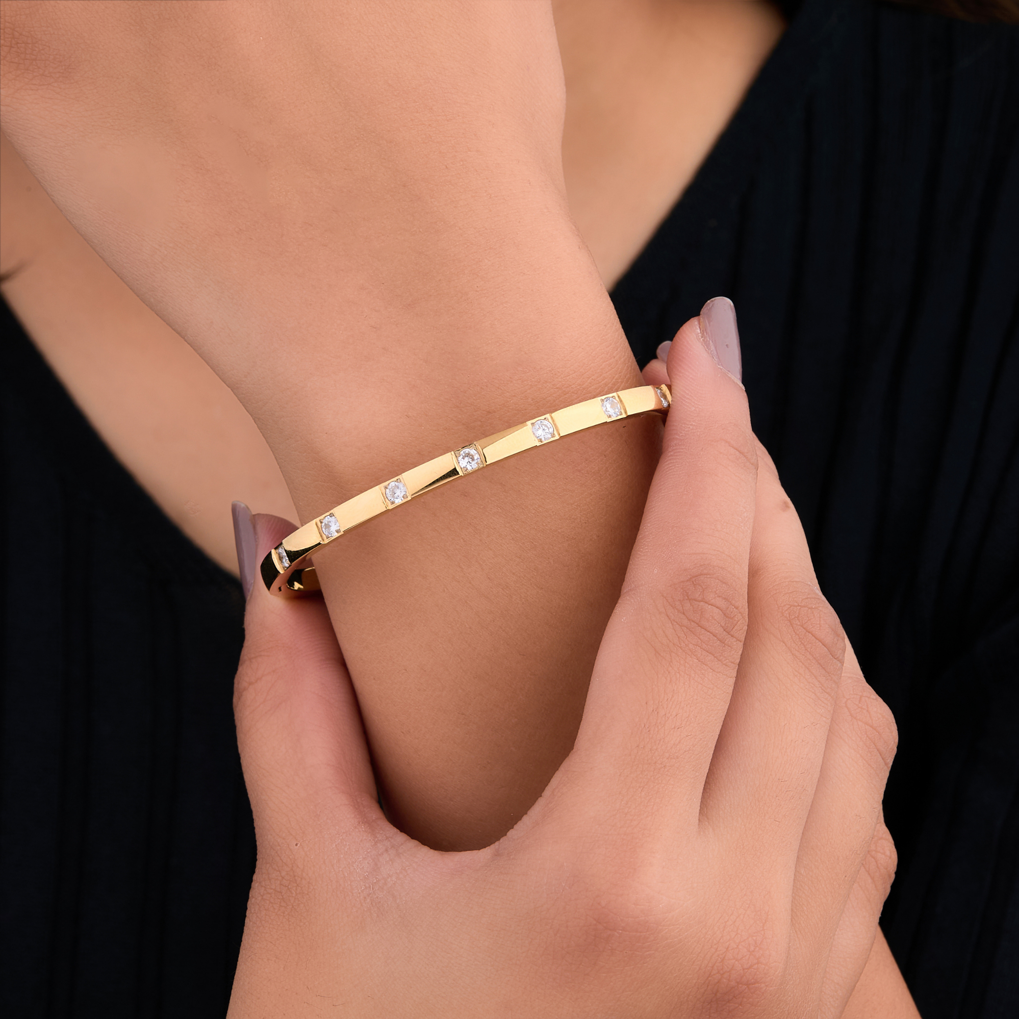 Twilight Treasure Bangle Bracelet