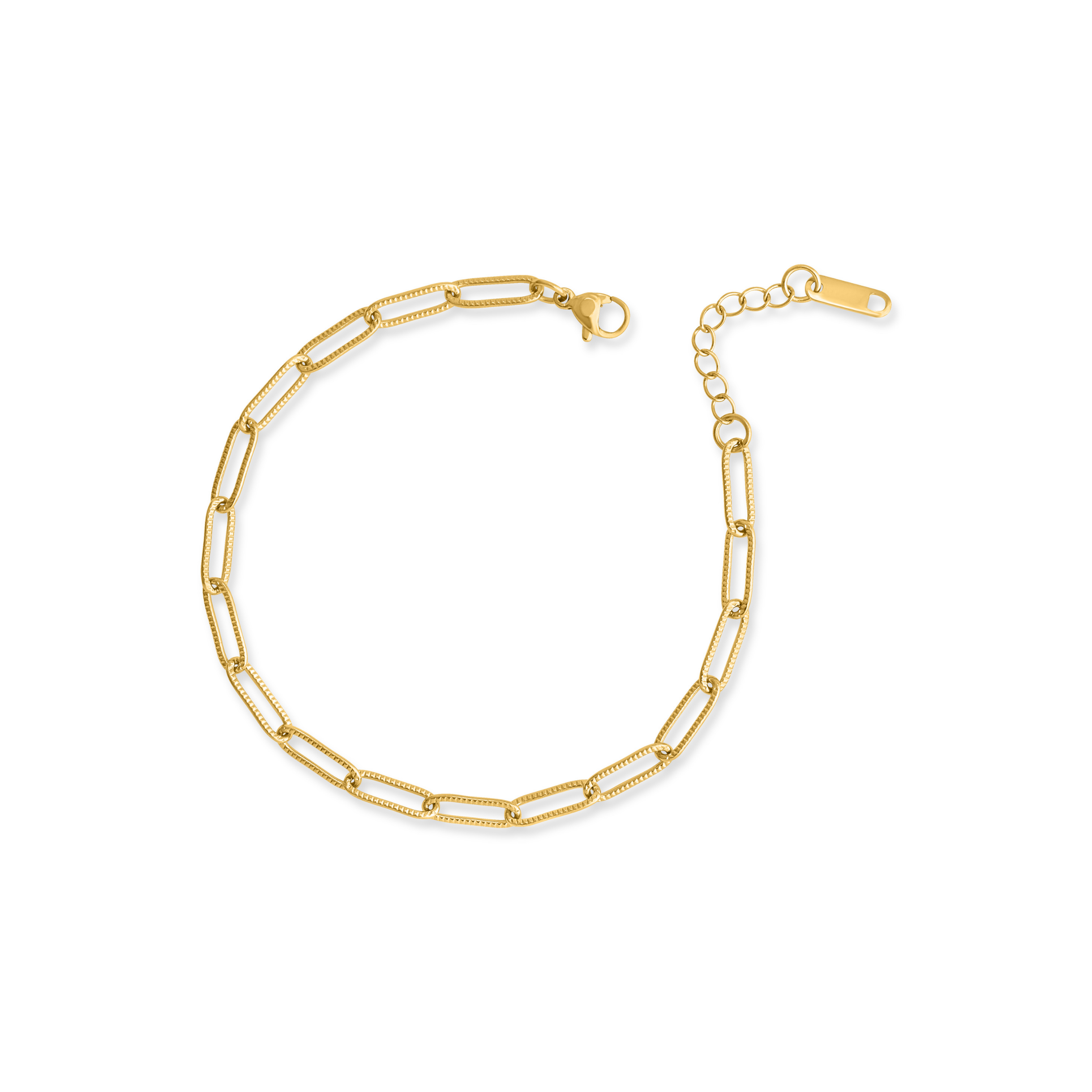 Small Paperclip Chain Bracelet