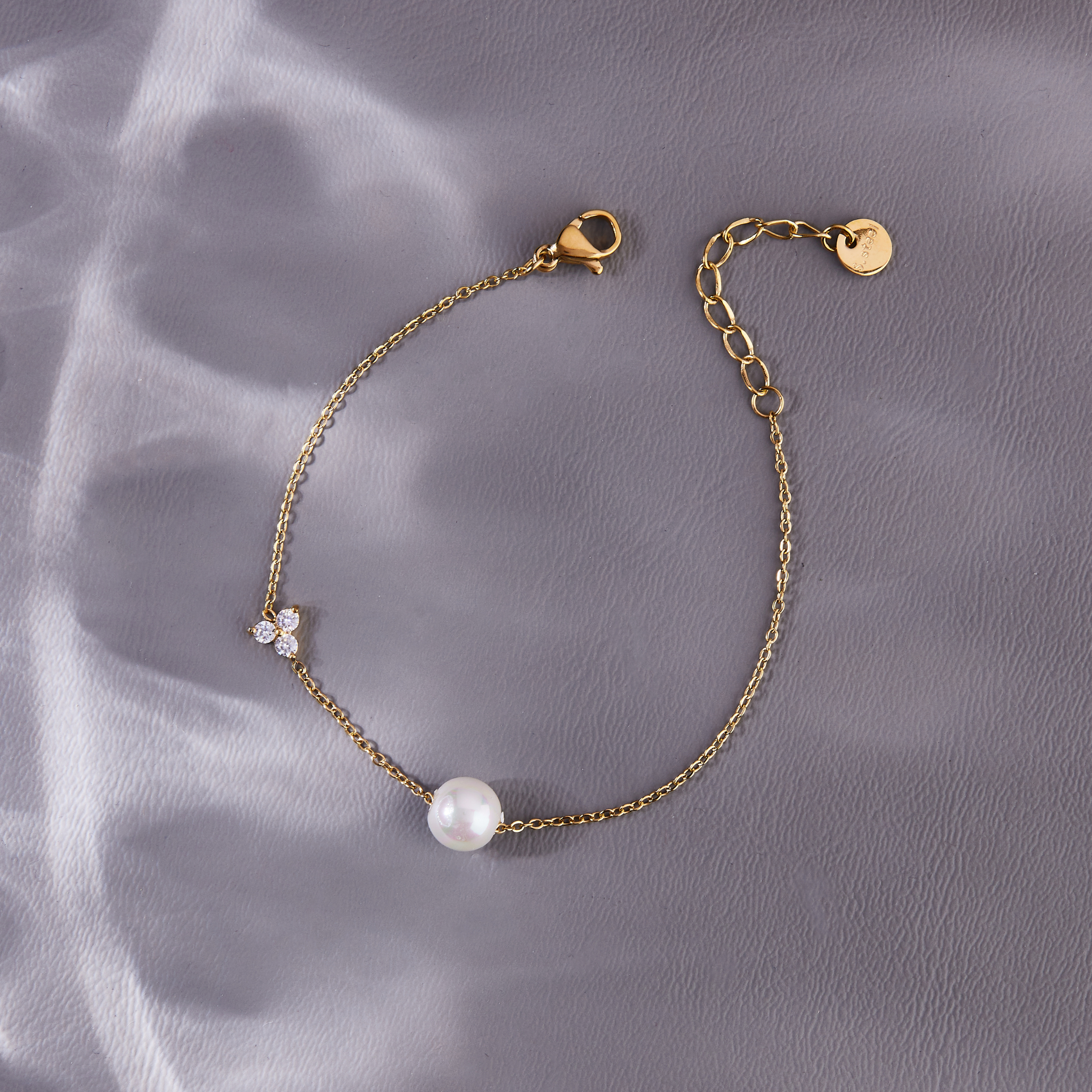 Gold Pearl Bracelet