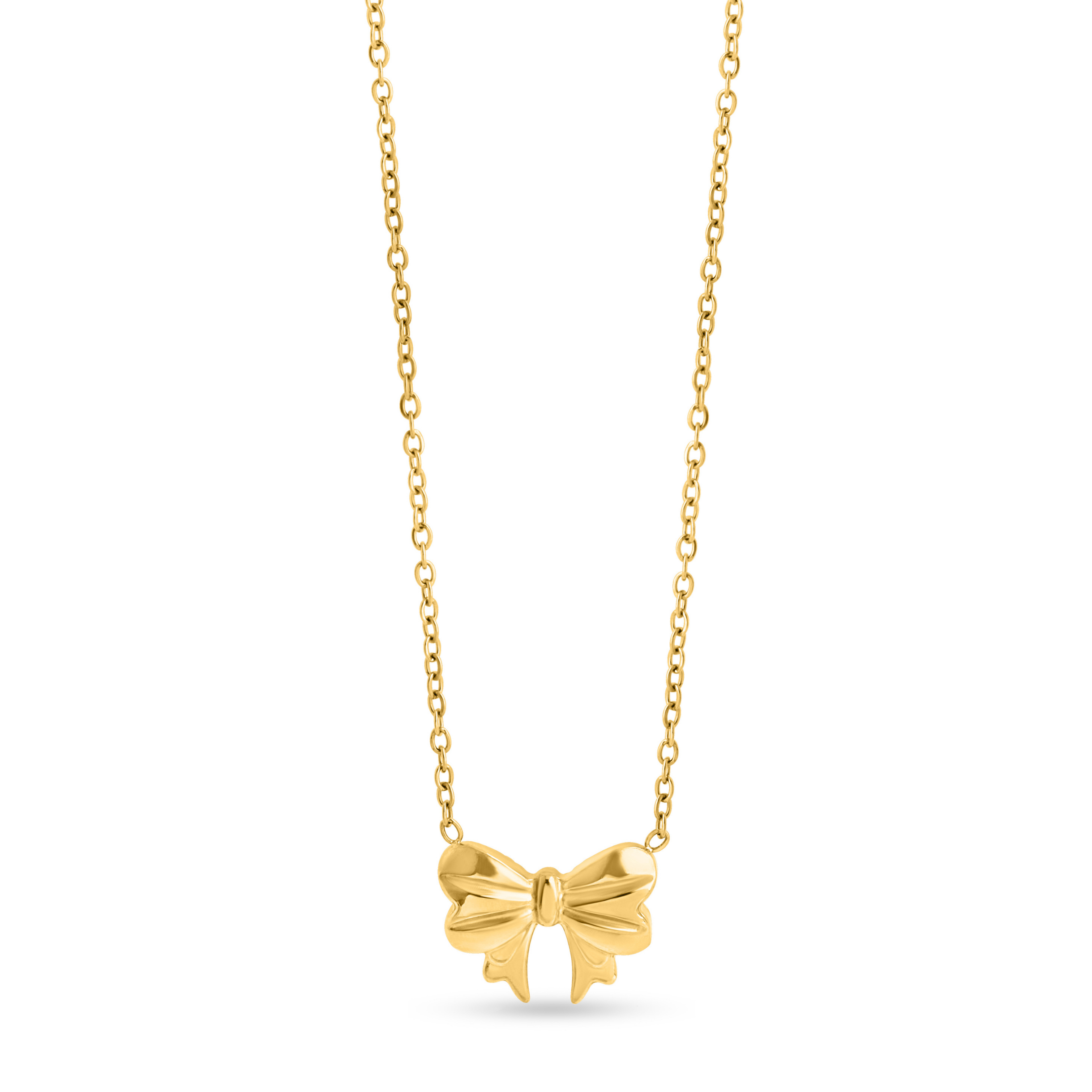 Anti Tarnish Bow Pendant