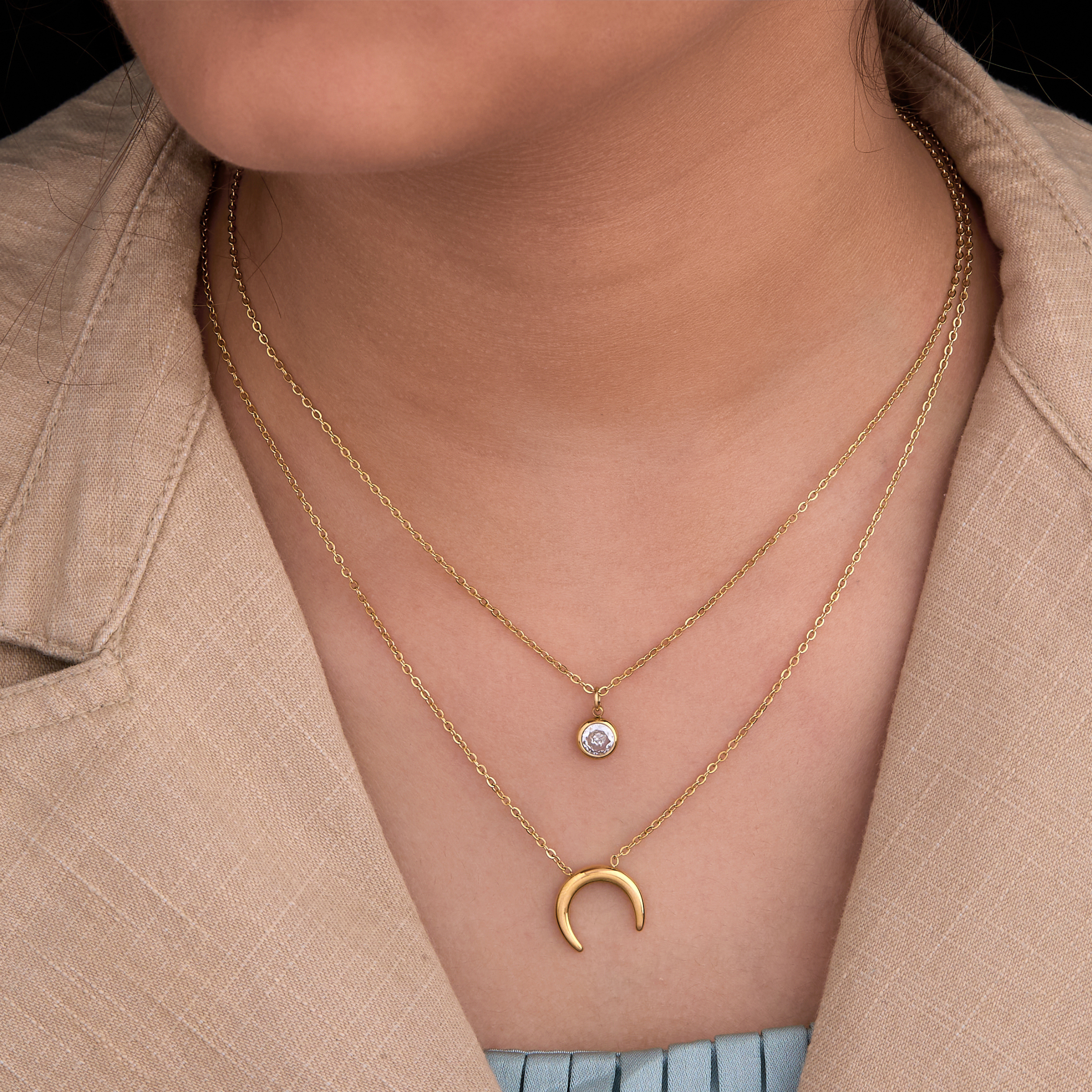 California 18K Gold Plated Necklace