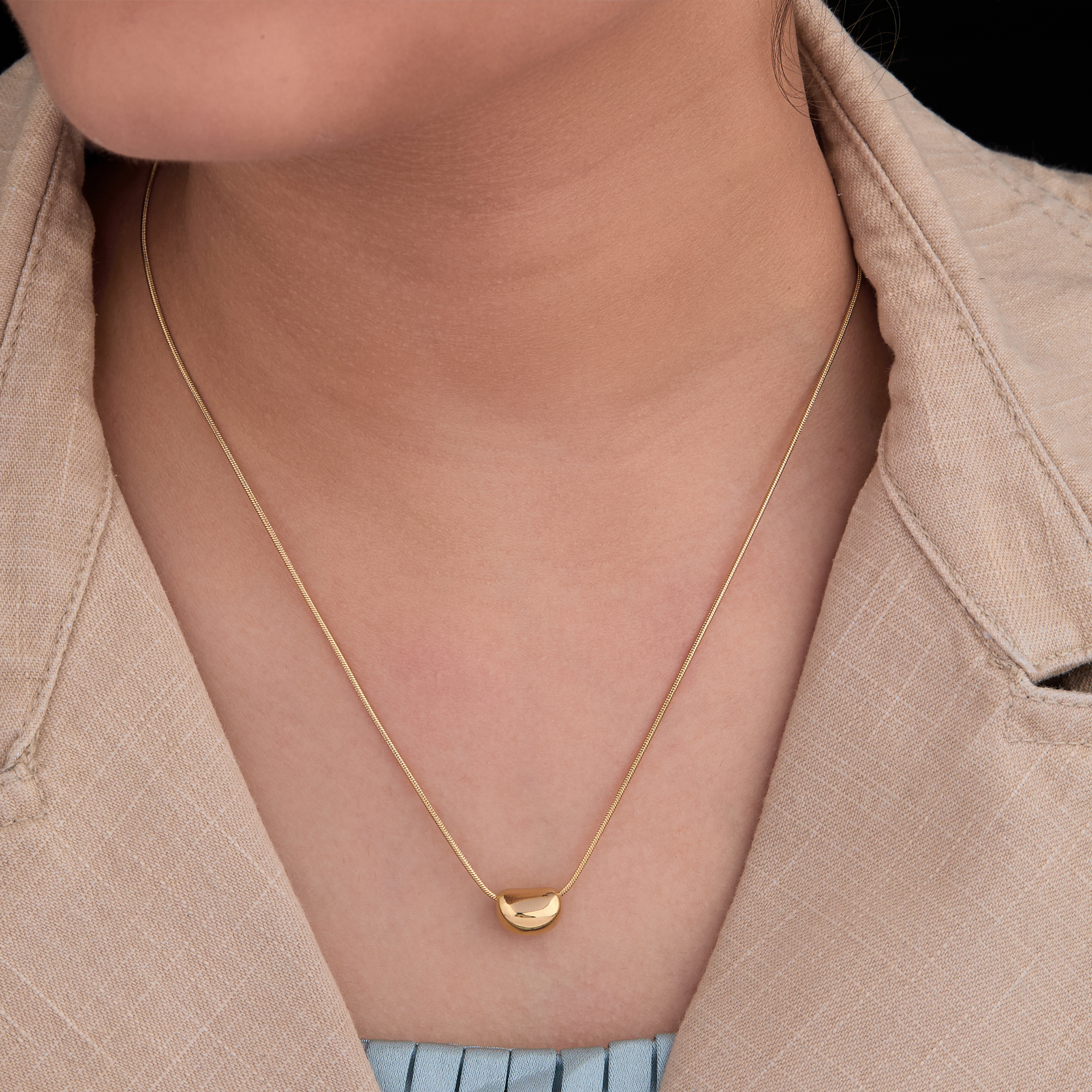 Chunky Teardrop Pendant