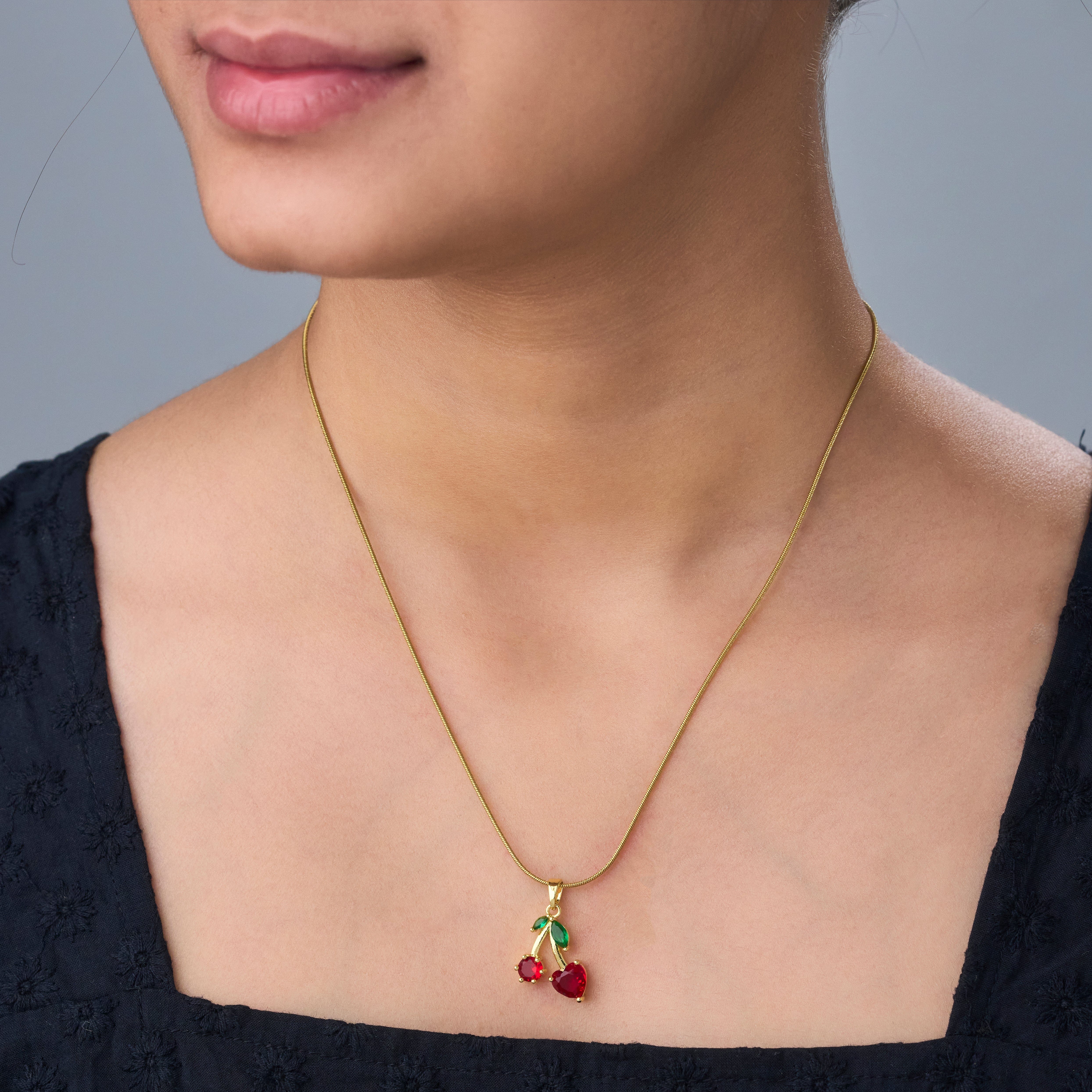 Tangy Cherry Necklace