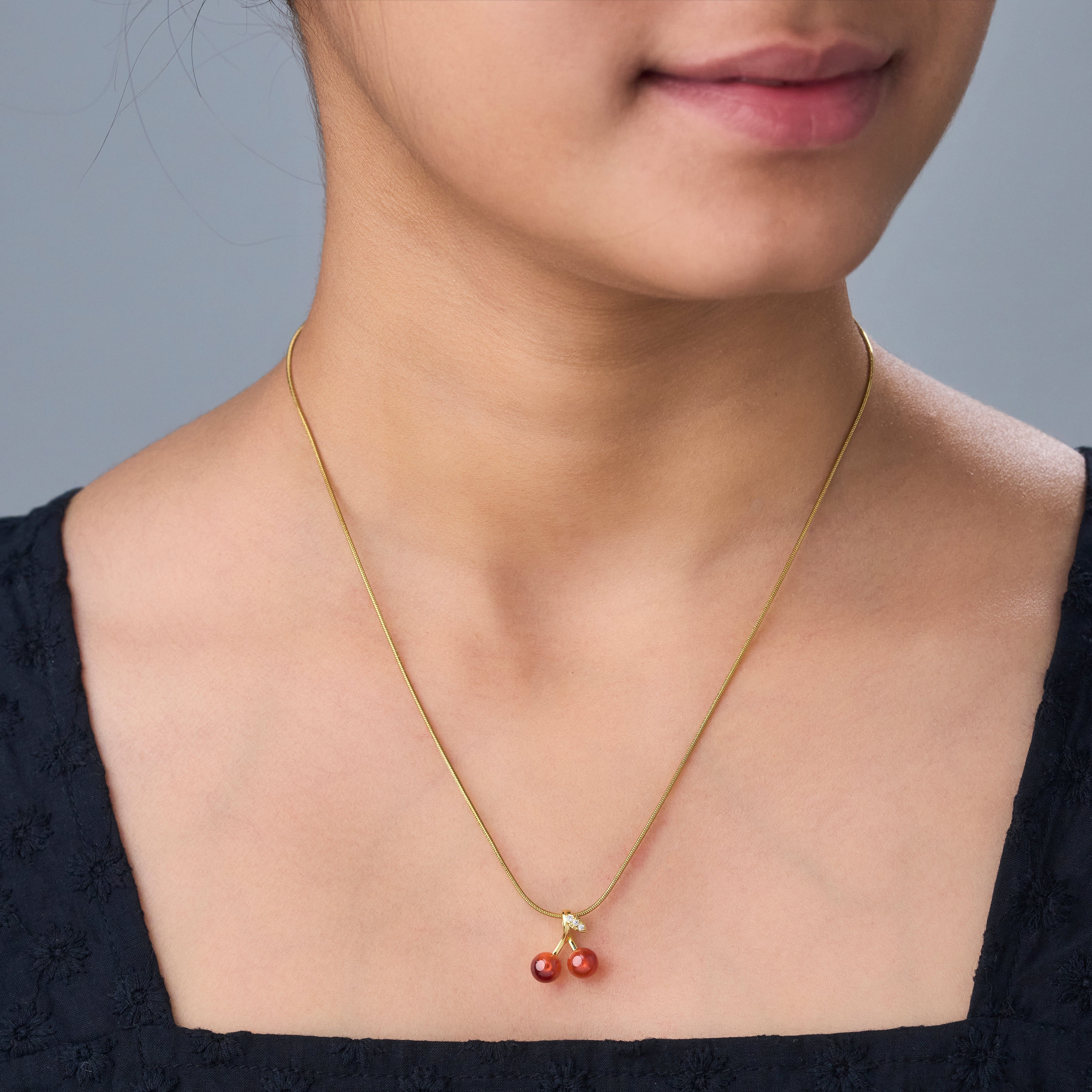 Roulades Cherry Necklace