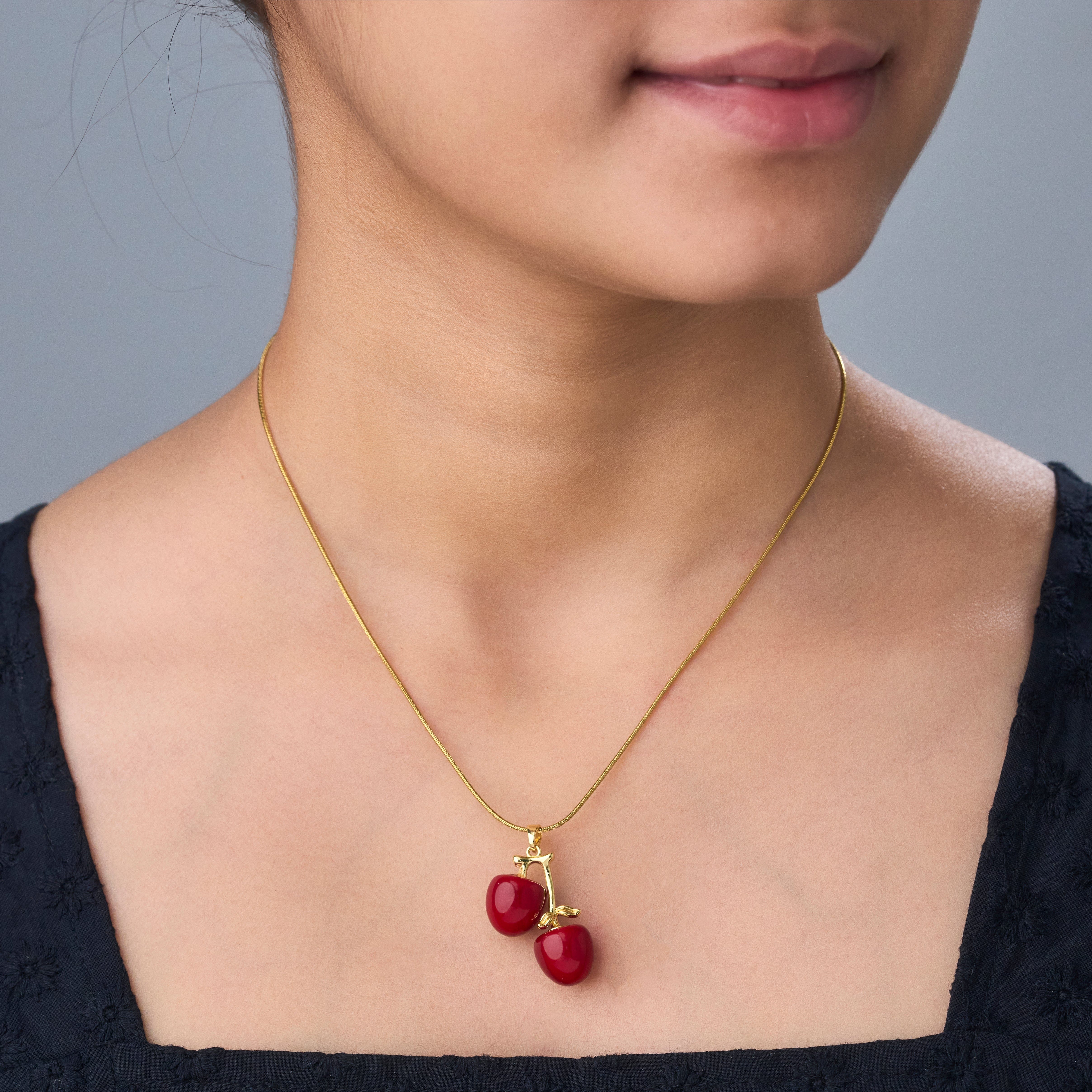 sweet Cherry Necklace
