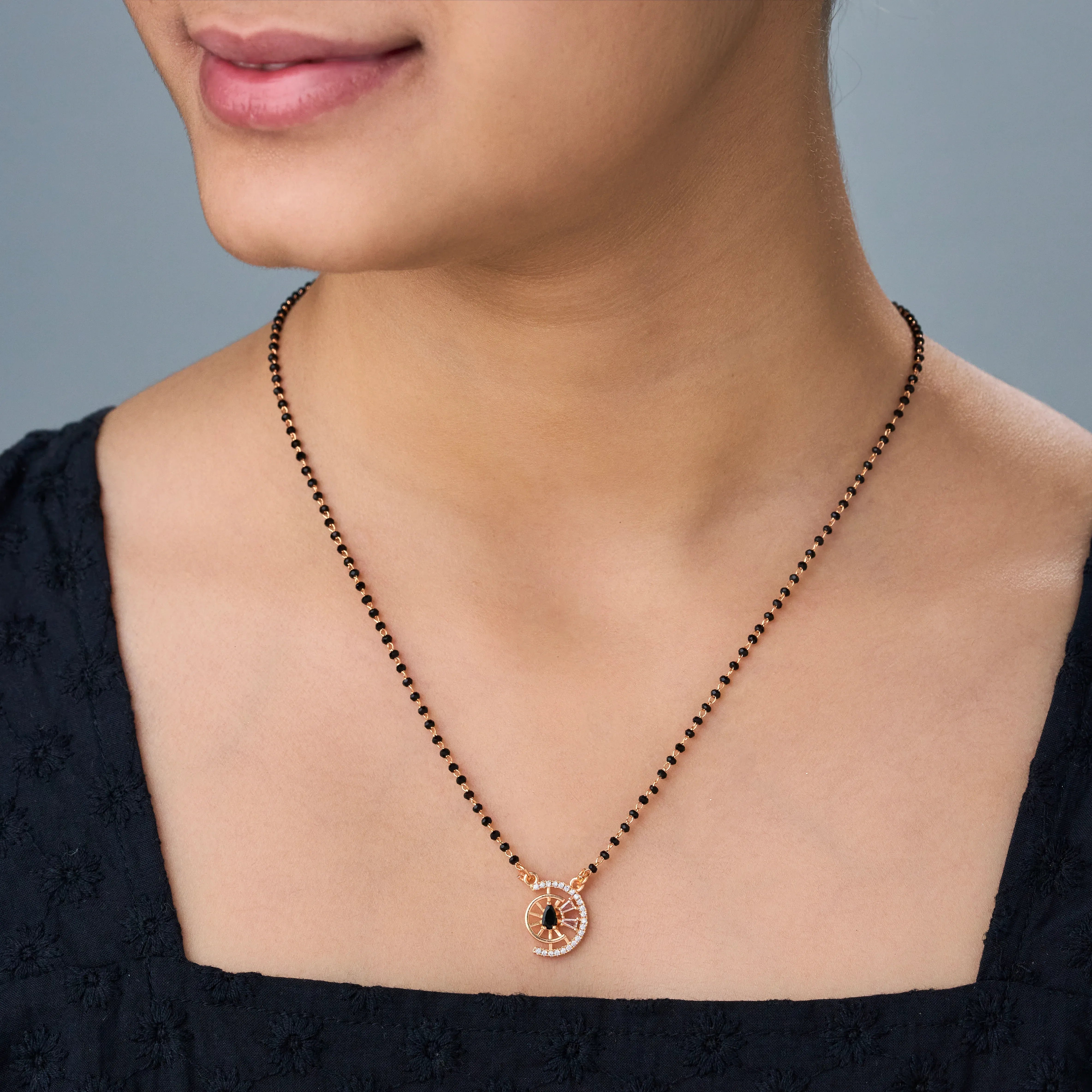 Midnight Luxe Mangalsutra