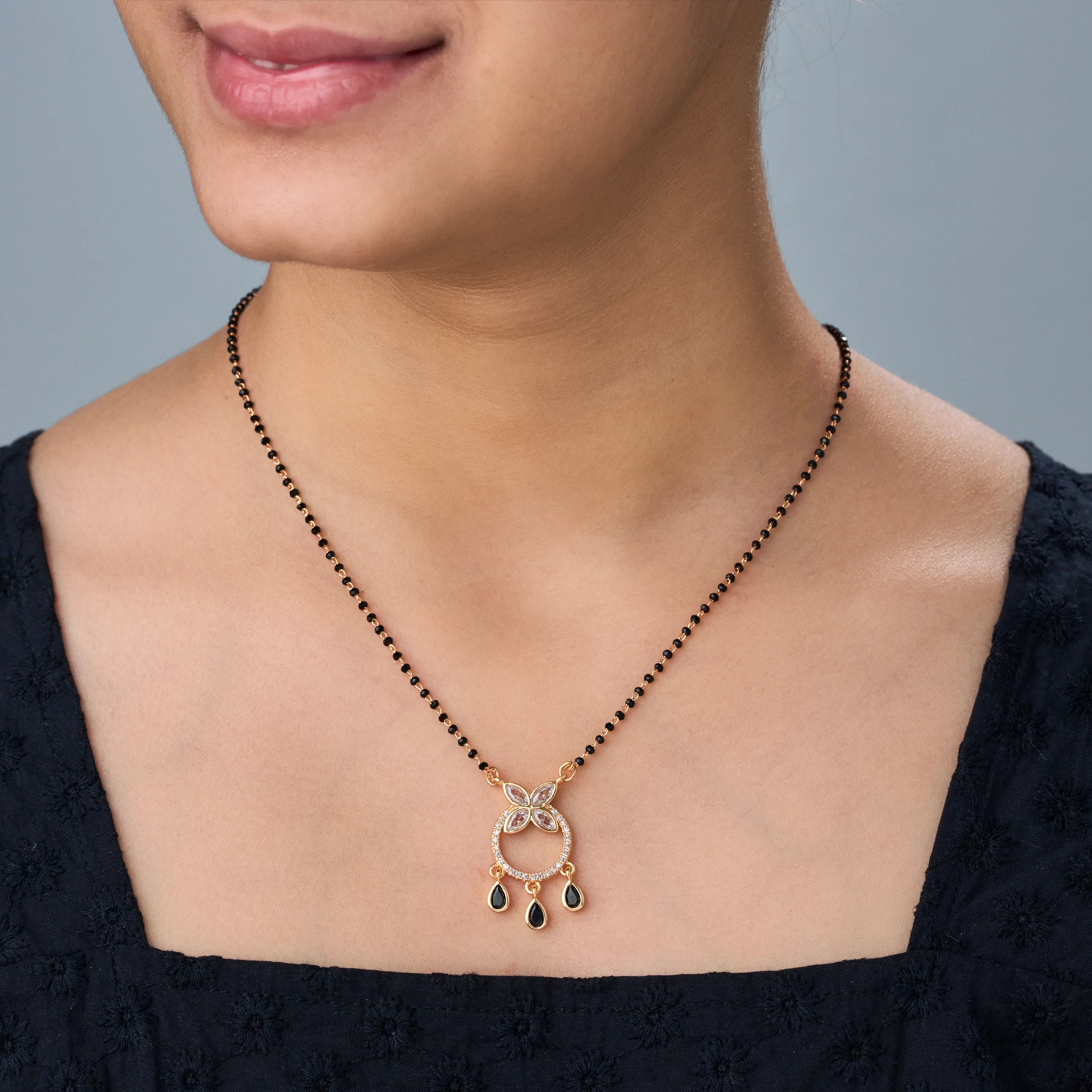 Wings Diamond Mangalsutra