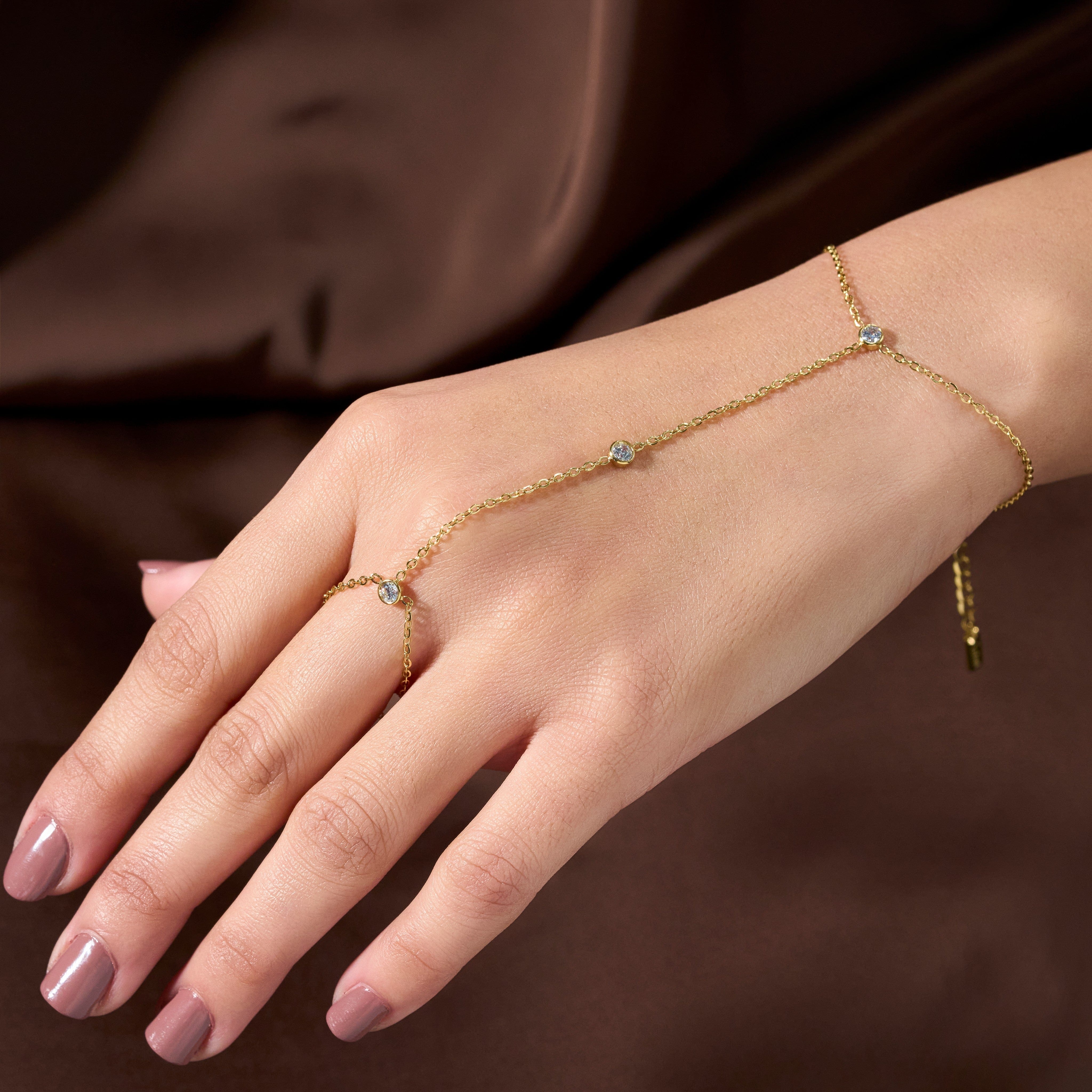 Trinketry Ring Chain Bracelet