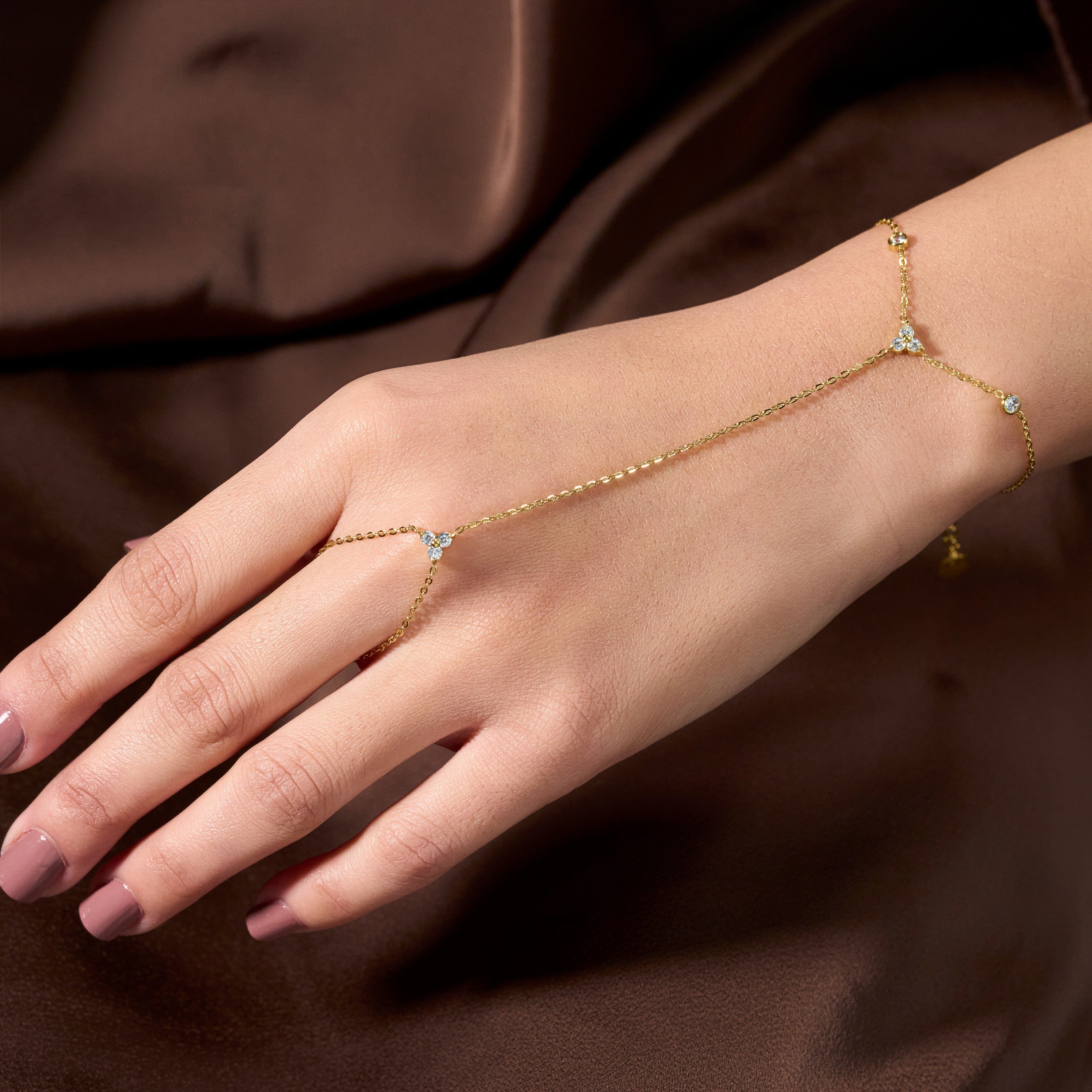 Precious Ring Chain Bracelet